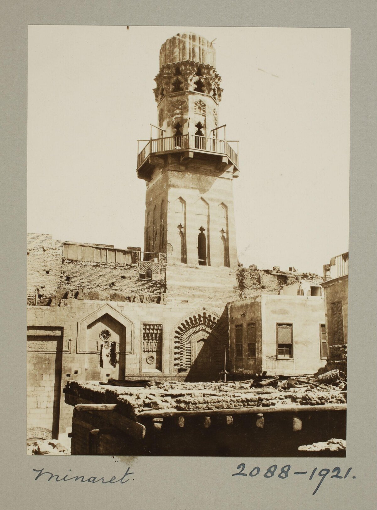 1920s Photograph of a Minaret
