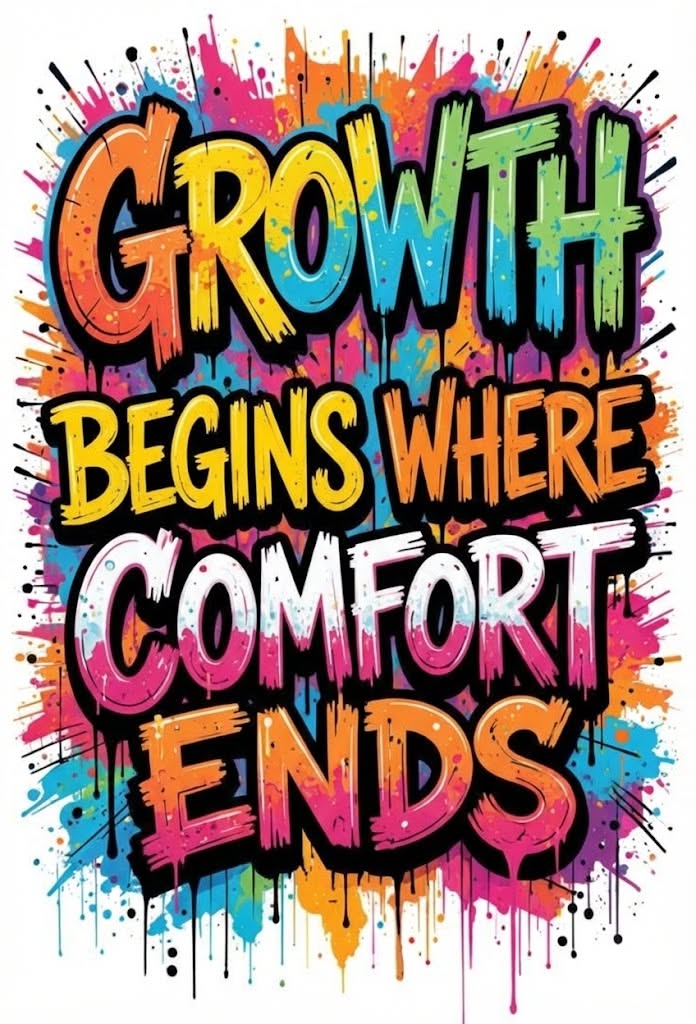 Growth Begins Where Comfort Ends Quote