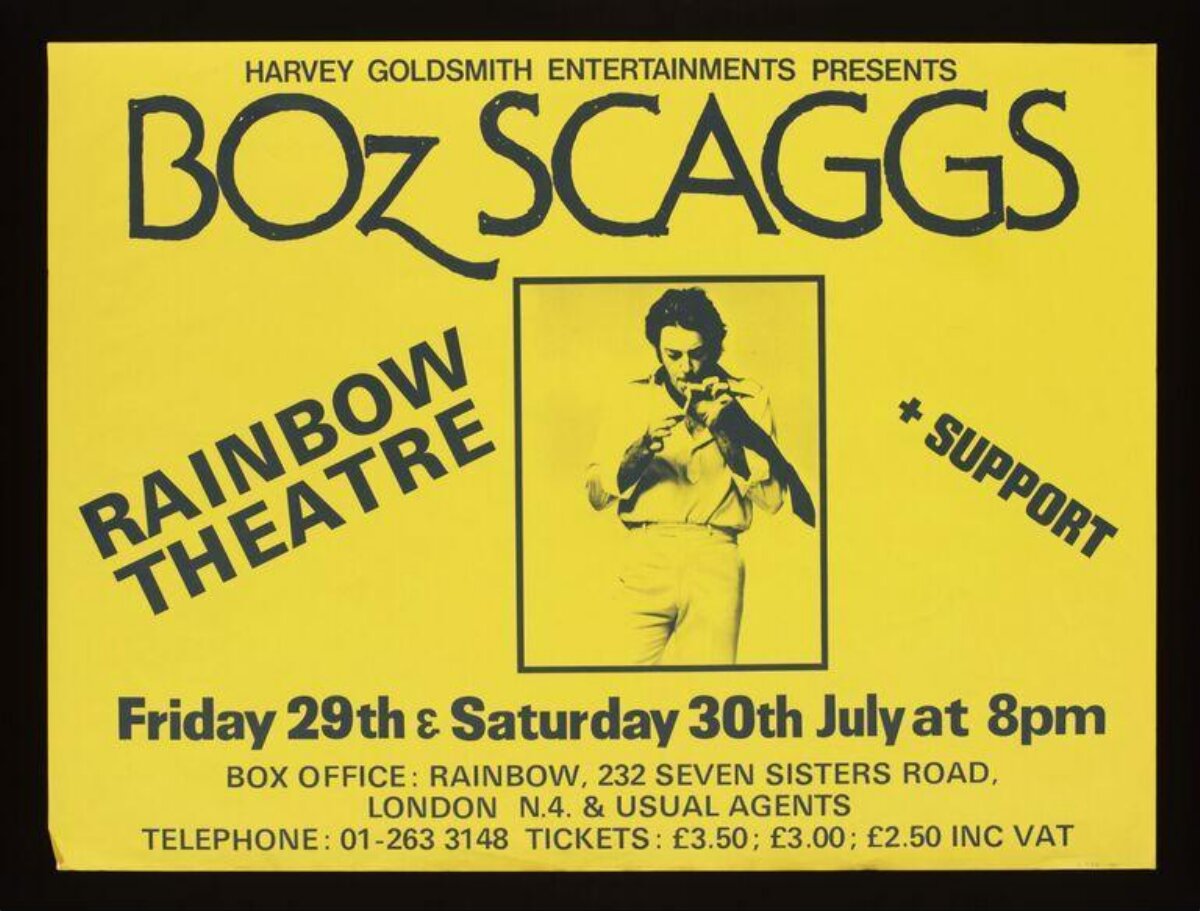 Boz Scaggs Concert Poster