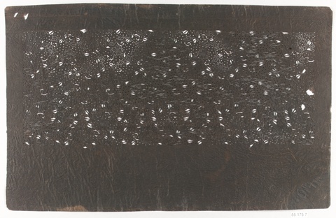 Traditional Perforated Pattern Stencil