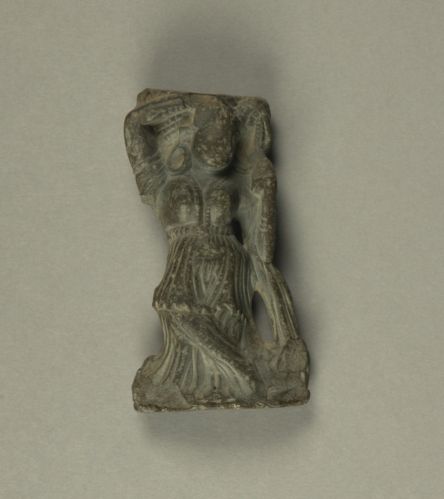 Ancient Carved Stone Female Figurine Fragment