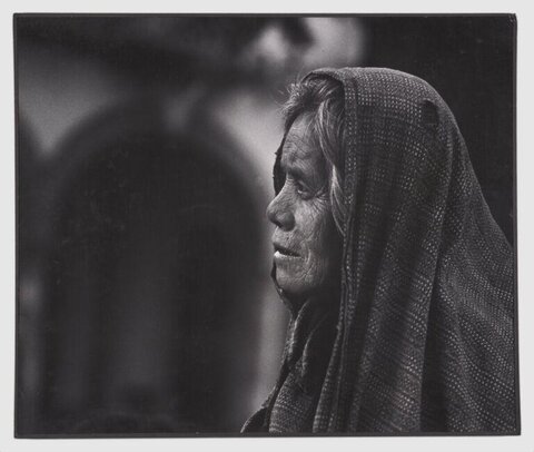 Profile Portrait of Elderly Woman