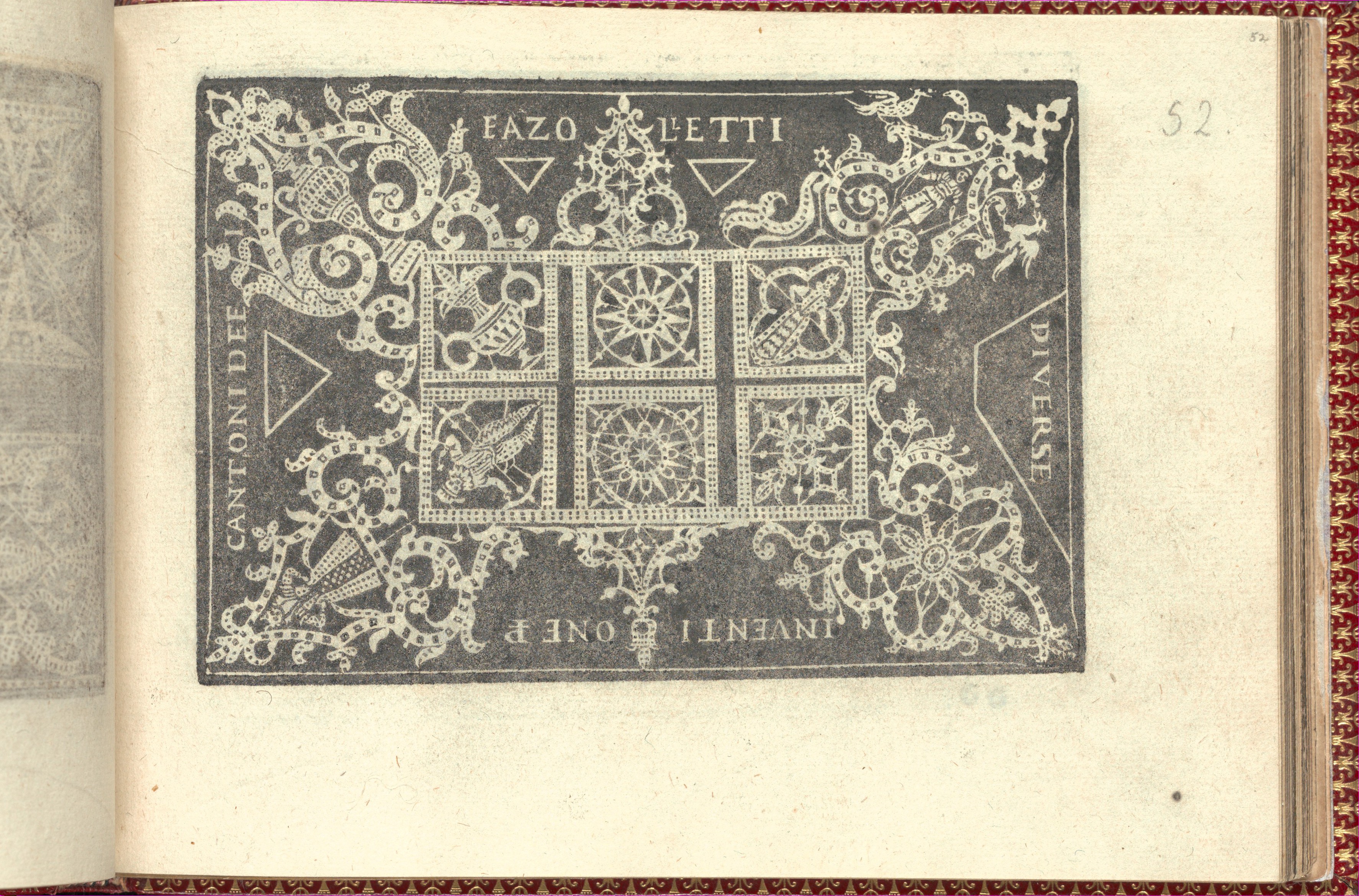 Antique Italian Pattern Print Page