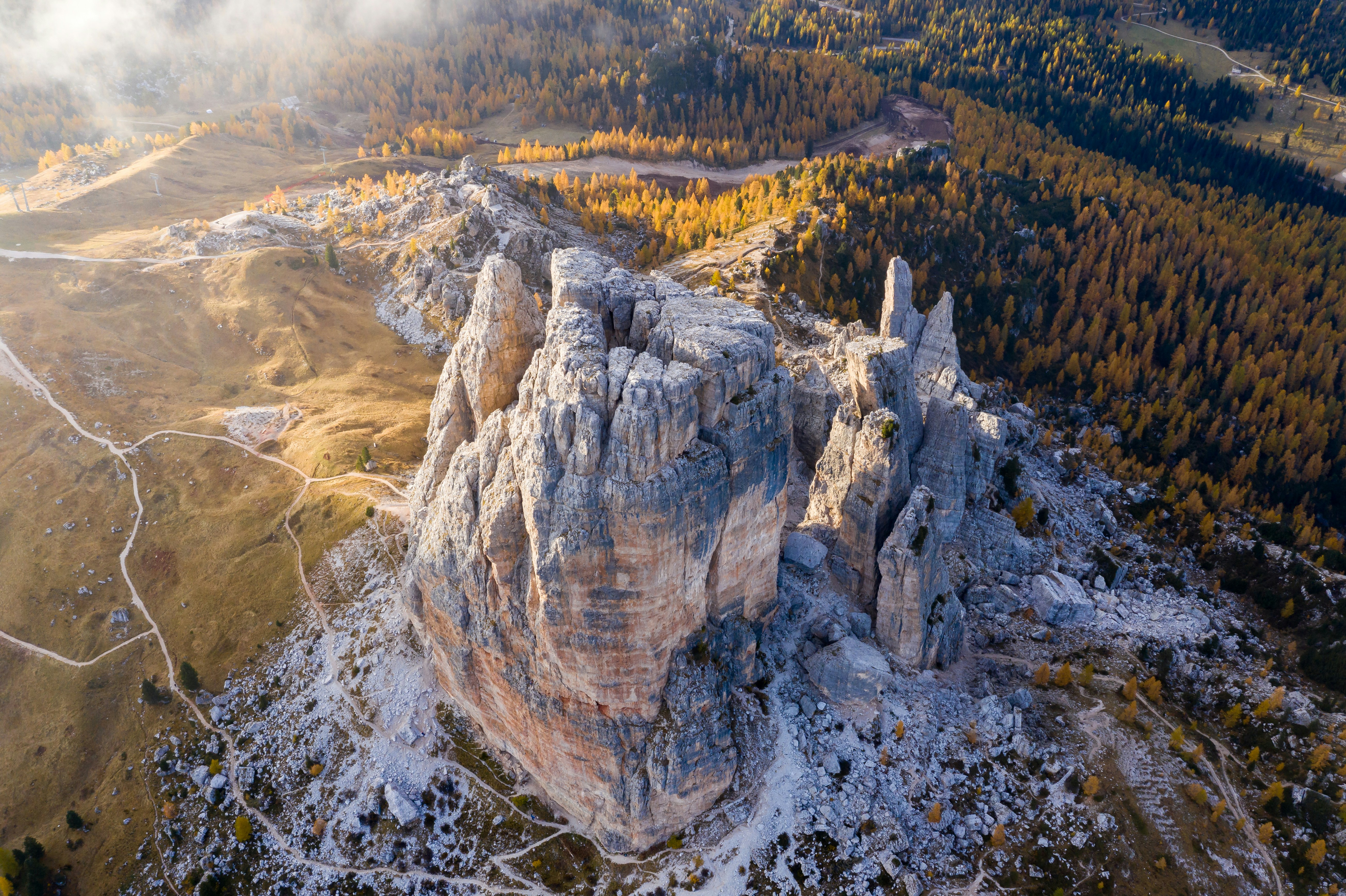 Autumn Mountain Rock Peaks