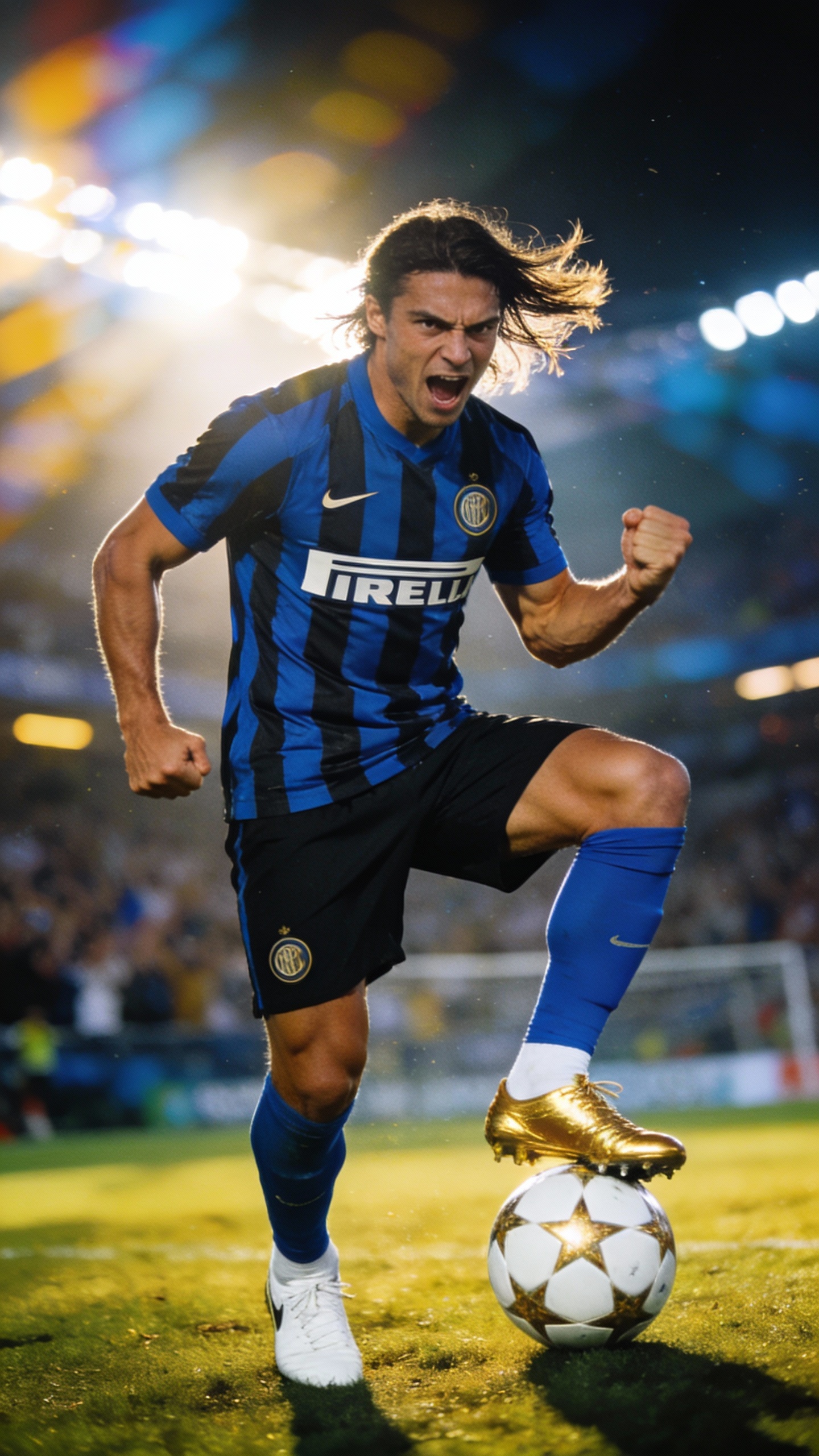 Inter Milan Player Goal Celebration