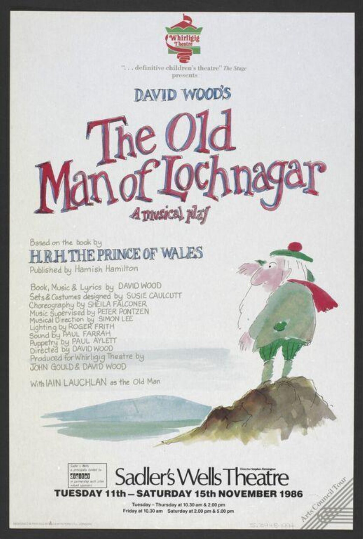 The Old Man of Lochnagar 1986 Theatre Poster