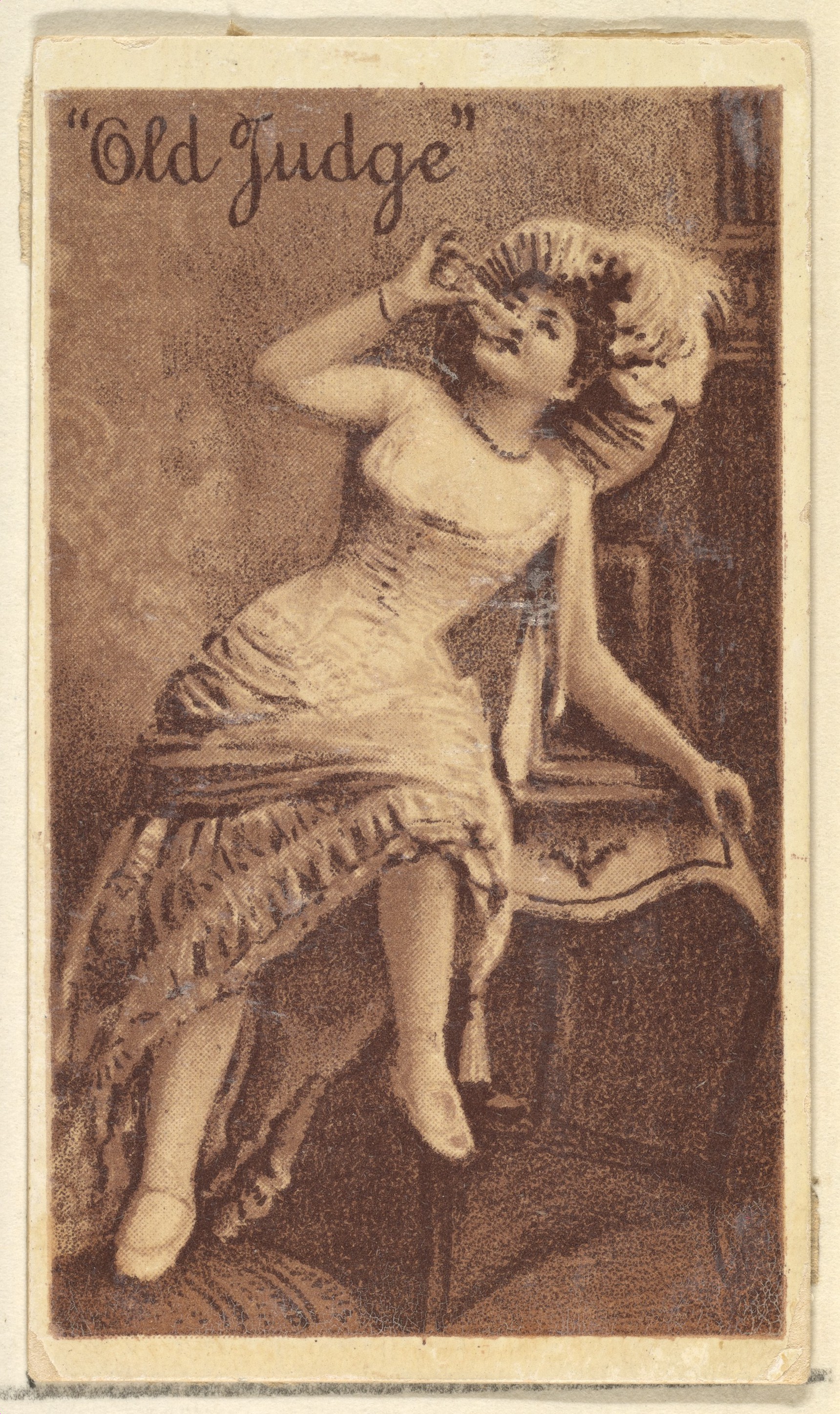 Old Judge Vintage Advertising Card