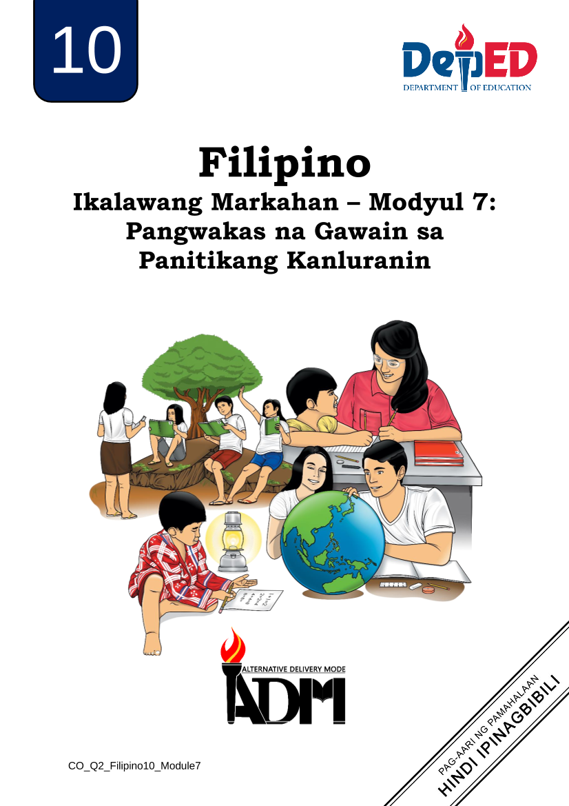 Filipino10_Q2_Mod7_Pangwakas na Gawain sa Panitikang Kanluranin_ver2.pdf