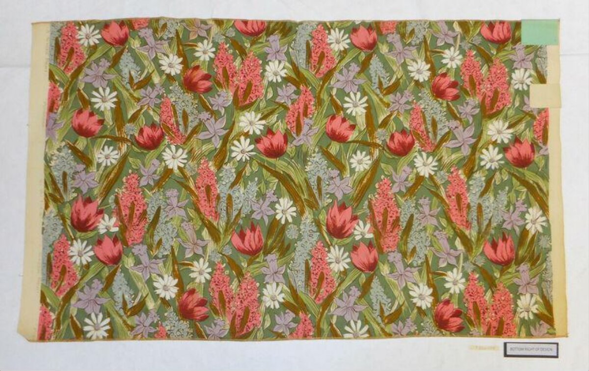 Vintage Floral Textile Pattern