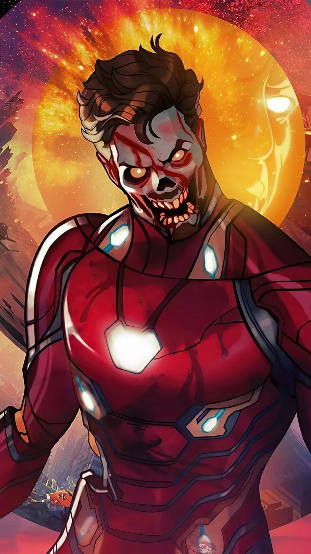 Zombie Iron Man Comic Art
