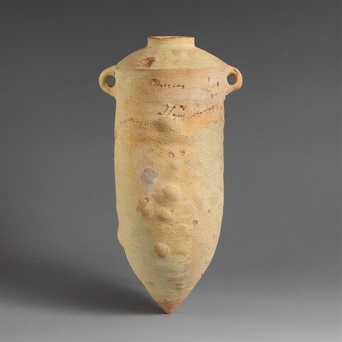 Ancient Pointed Terracotta Amphora