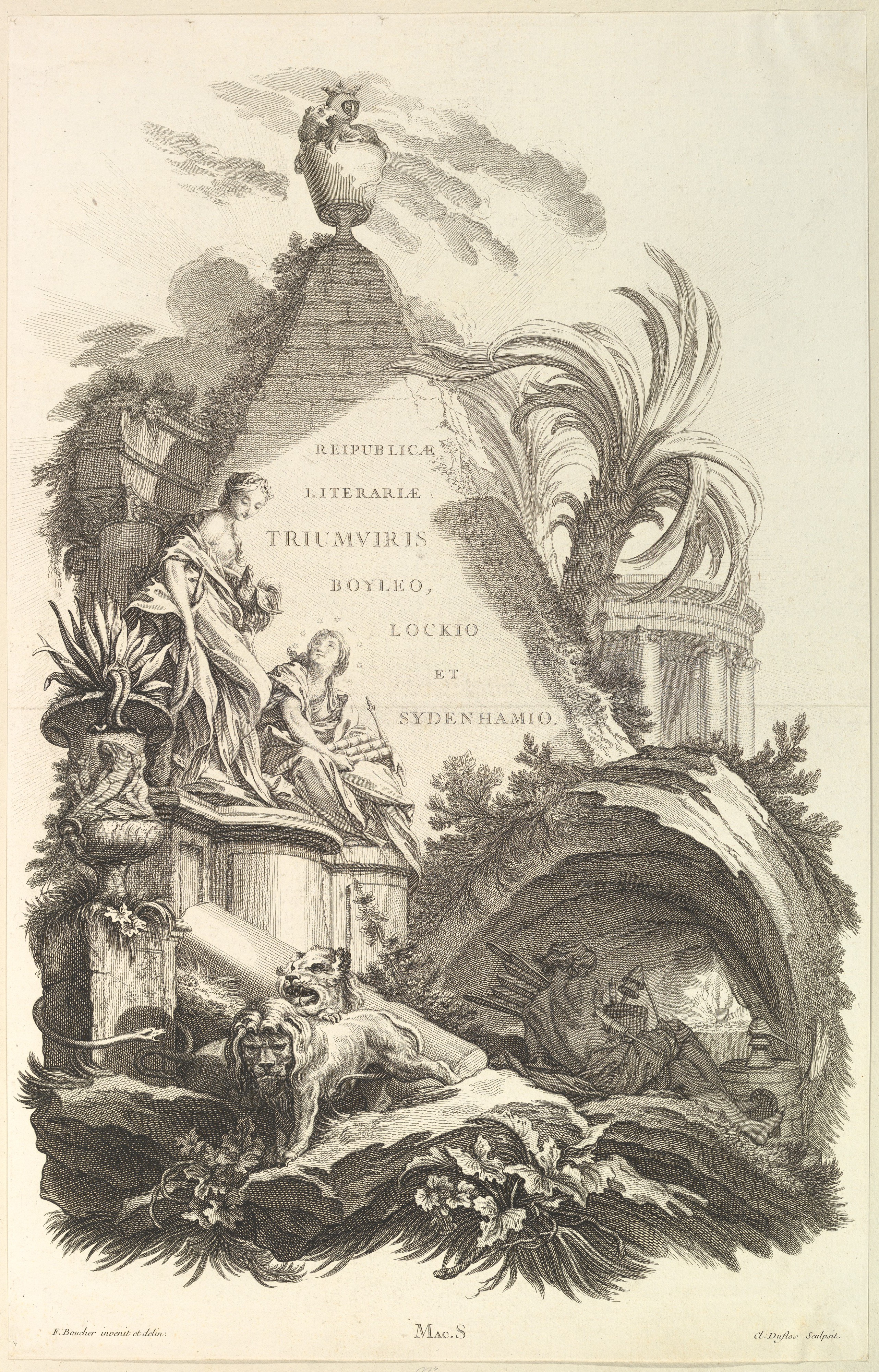 18th Century Allegorical Engraving
