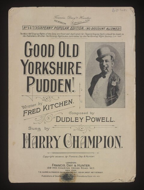 Good Old Yorkshire Pudden Sheet Music Cover