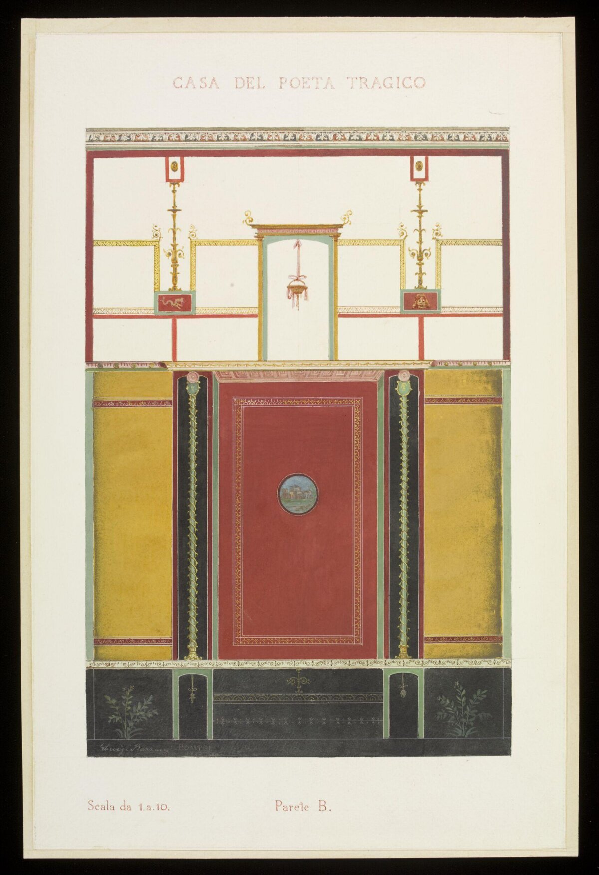 Tragic Poet House B Wall Drawing