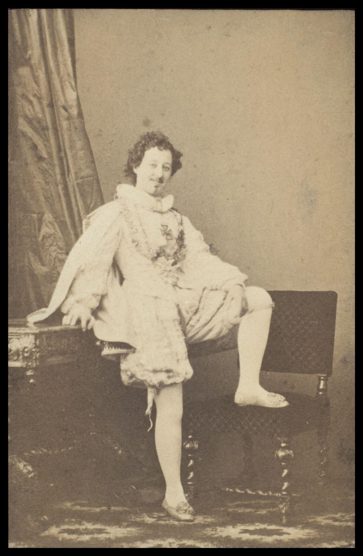 Vintage Studio Portrait of Actor in Costume