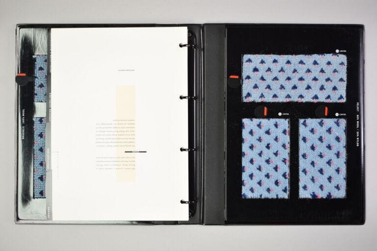 Open Textile Fabric Sample Binder