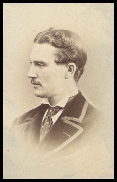 Vintage Side Portrait of a Gentleman