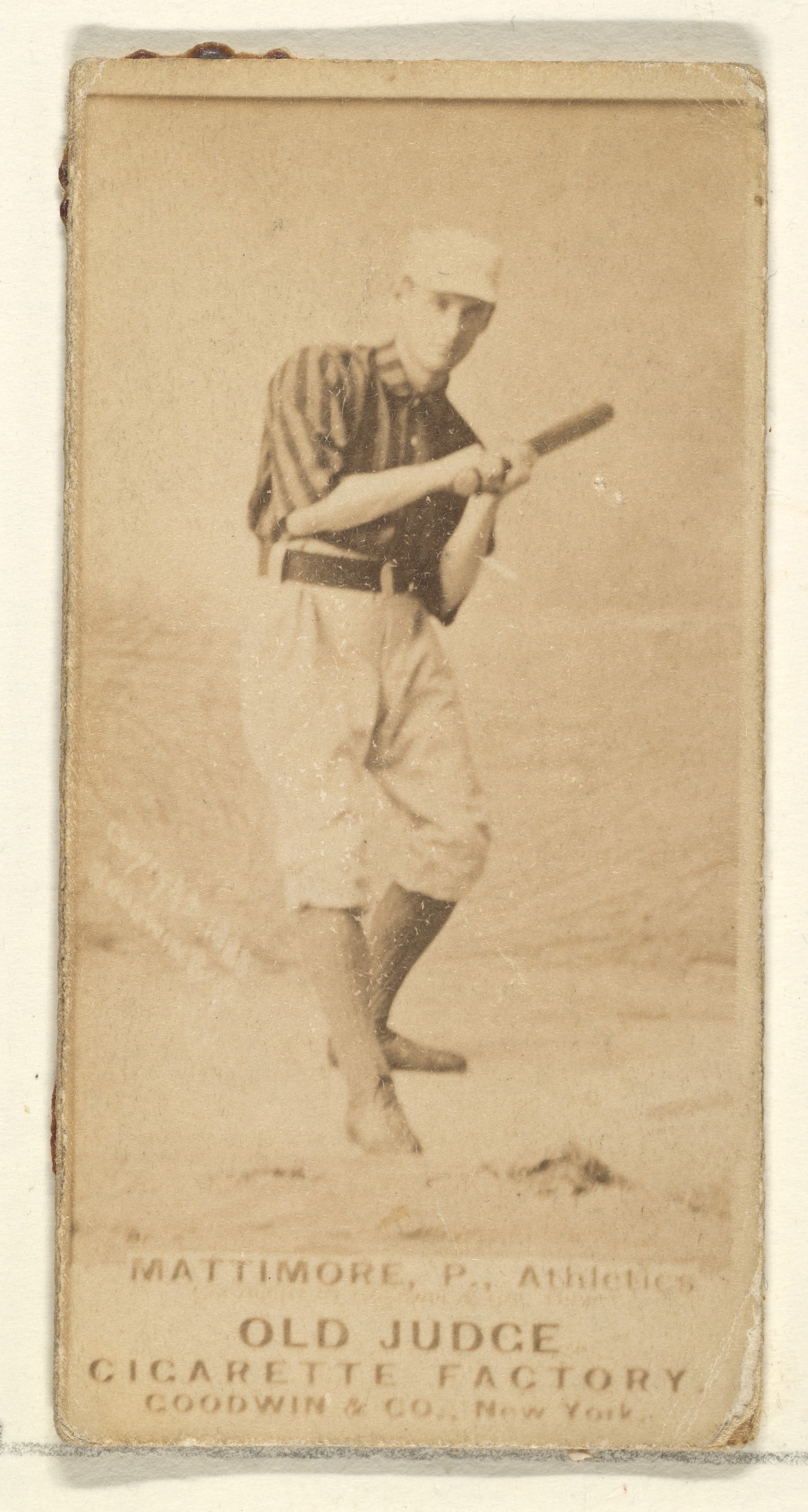 Old Judge Vintage Baseball Cigarette Card