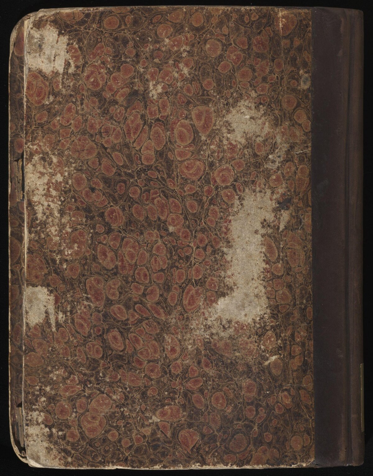 Antique Worn Marbled Book Cover