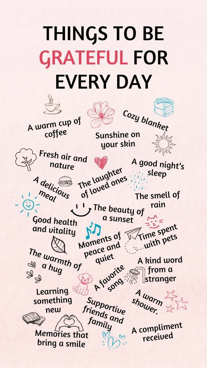 Things To Be Grateful For Every Day