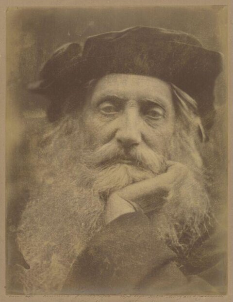 Vintage Portrait of Bearded Older Man