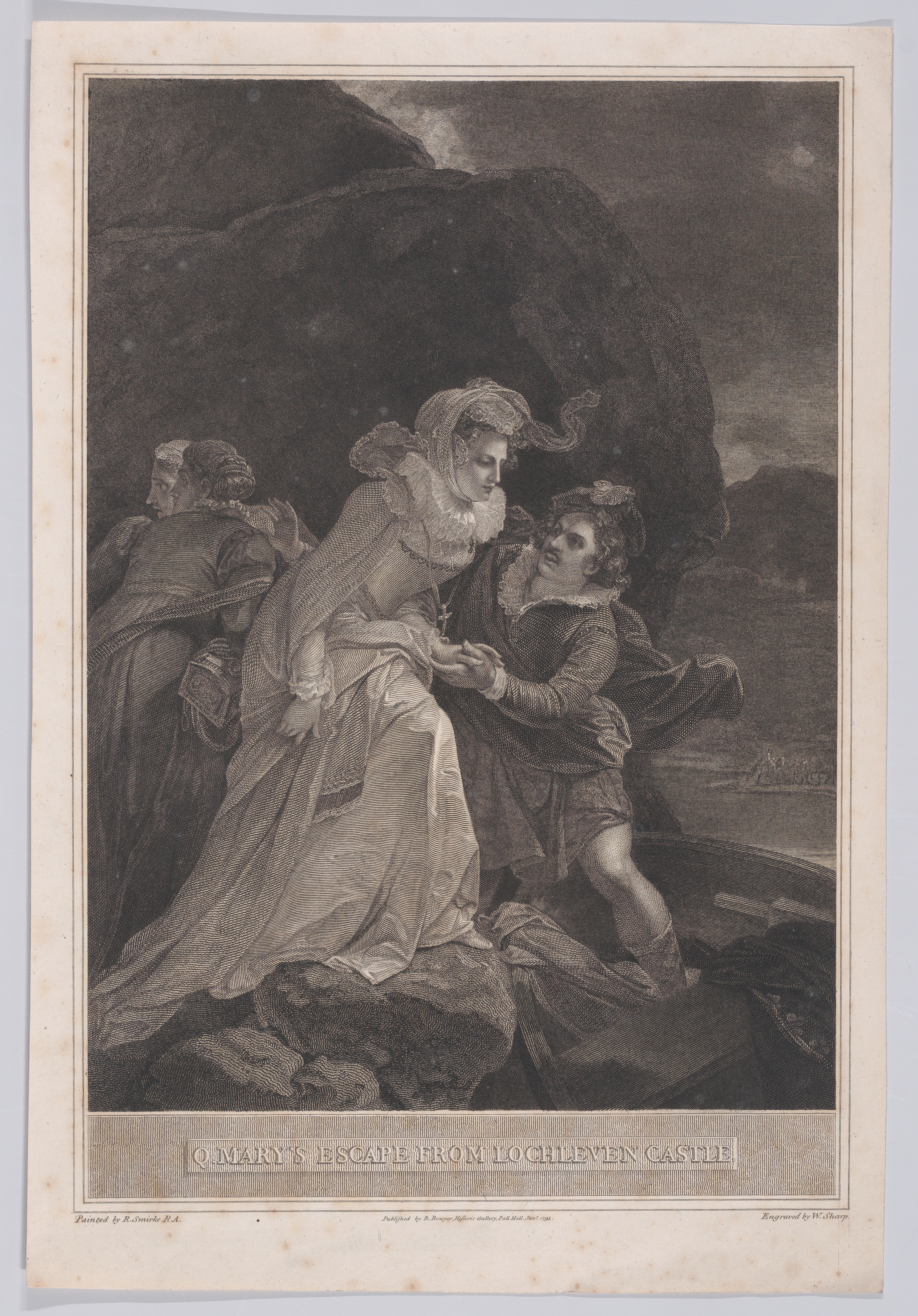 Q. Mary's Escape from Lochleven Castle