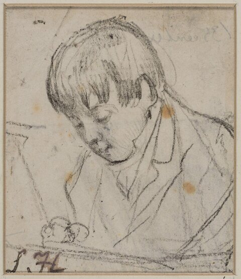Sketch of Boy Reading