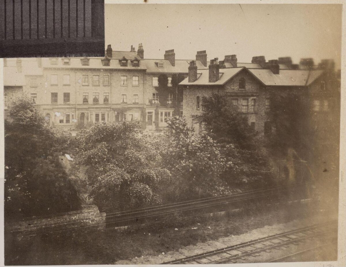 Vintage Railway and Terraced Houses