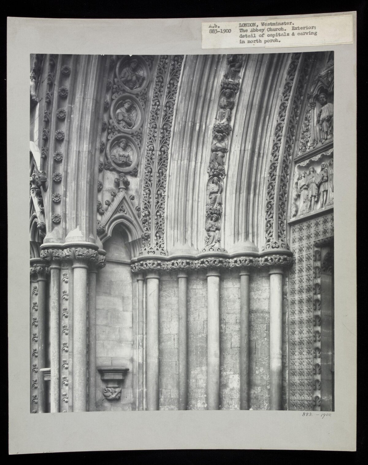 Westminster Abbey North Porch Carving Detail