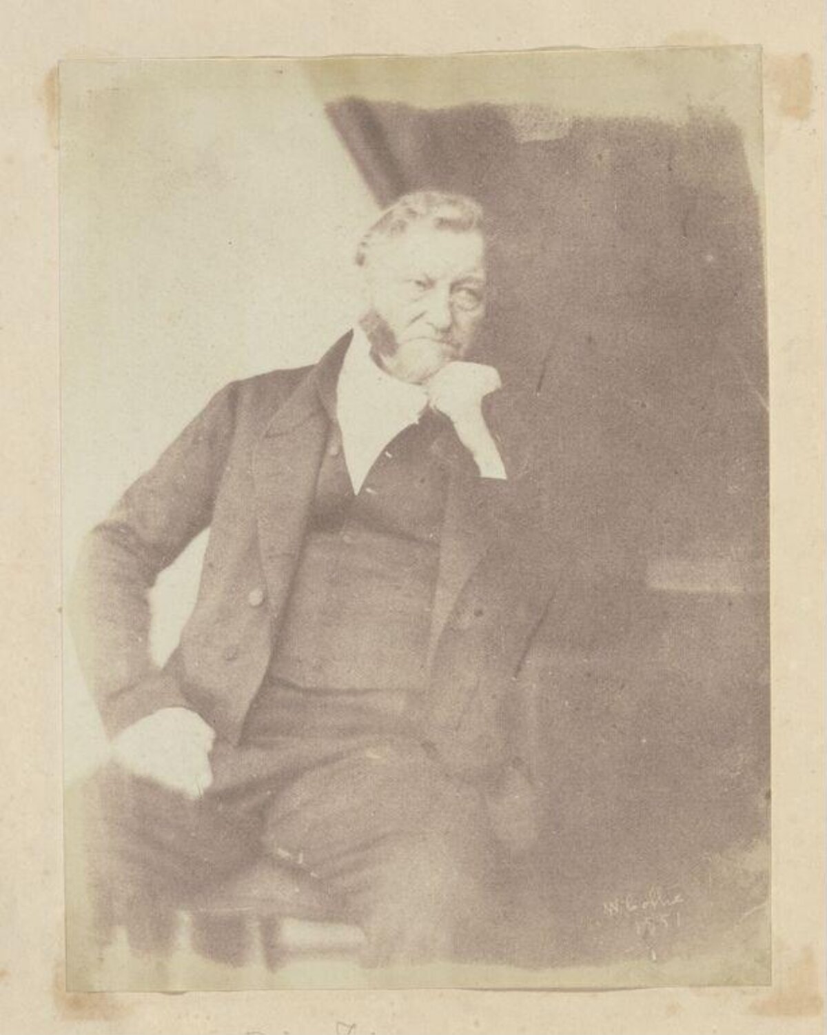 Vintage Portrait of 19th Century Gentleman