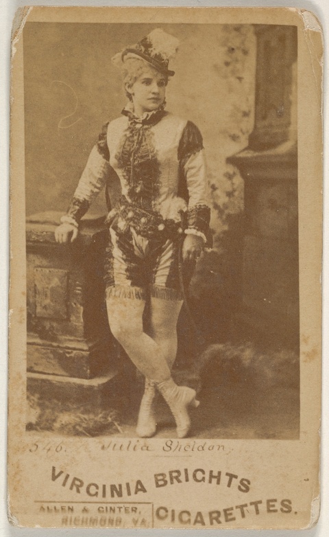 Julia Sheldon Virginia Brights Cigarette Card