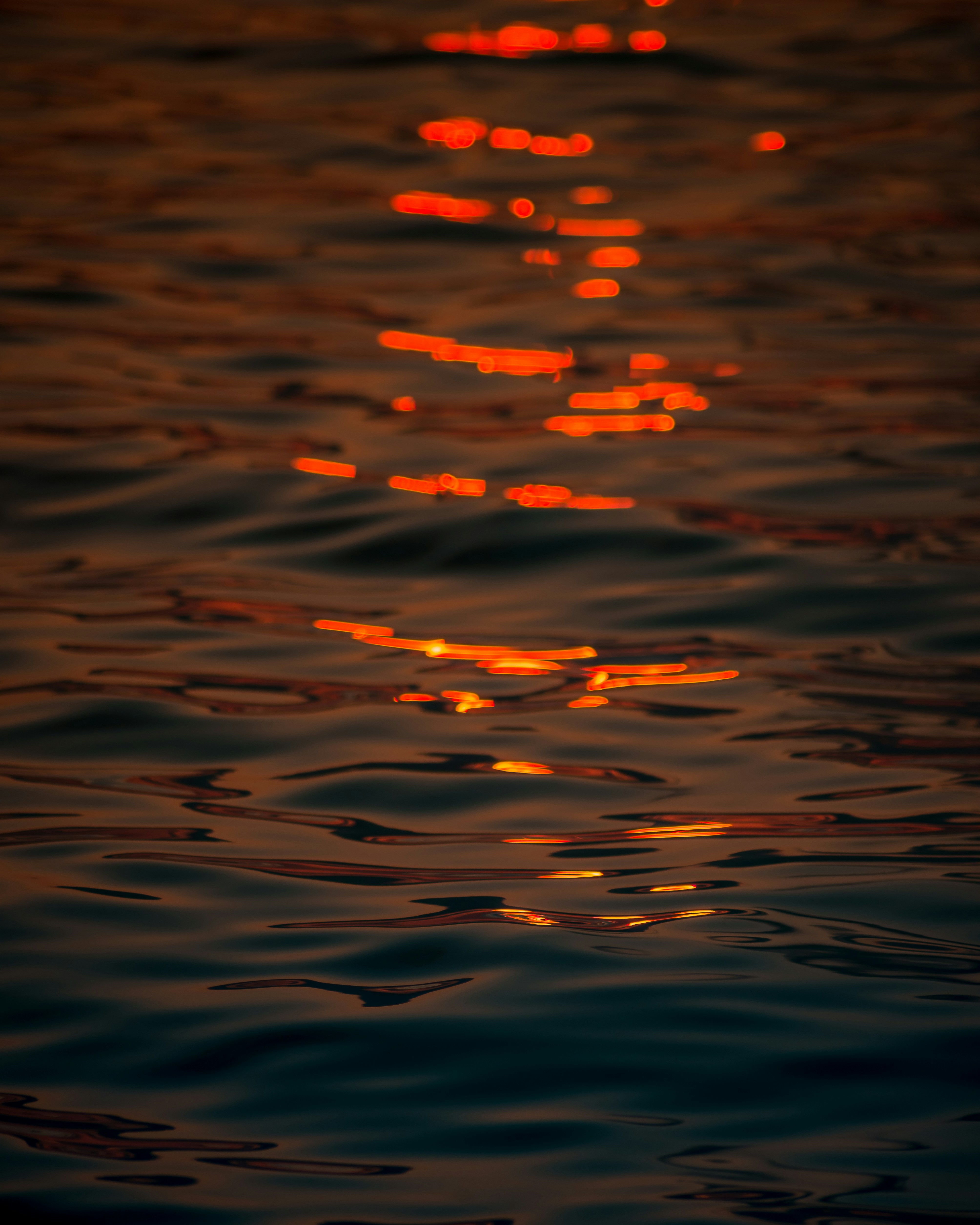 Sunset Light Reflection on Water