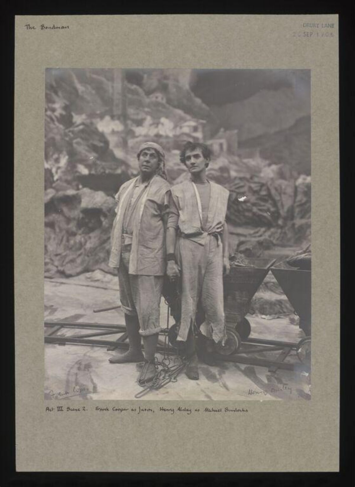 The Bondman 1906 Stage Cast Photo