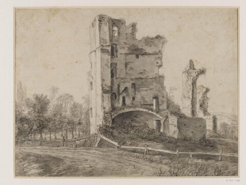 Sketch of Castle Ruins
