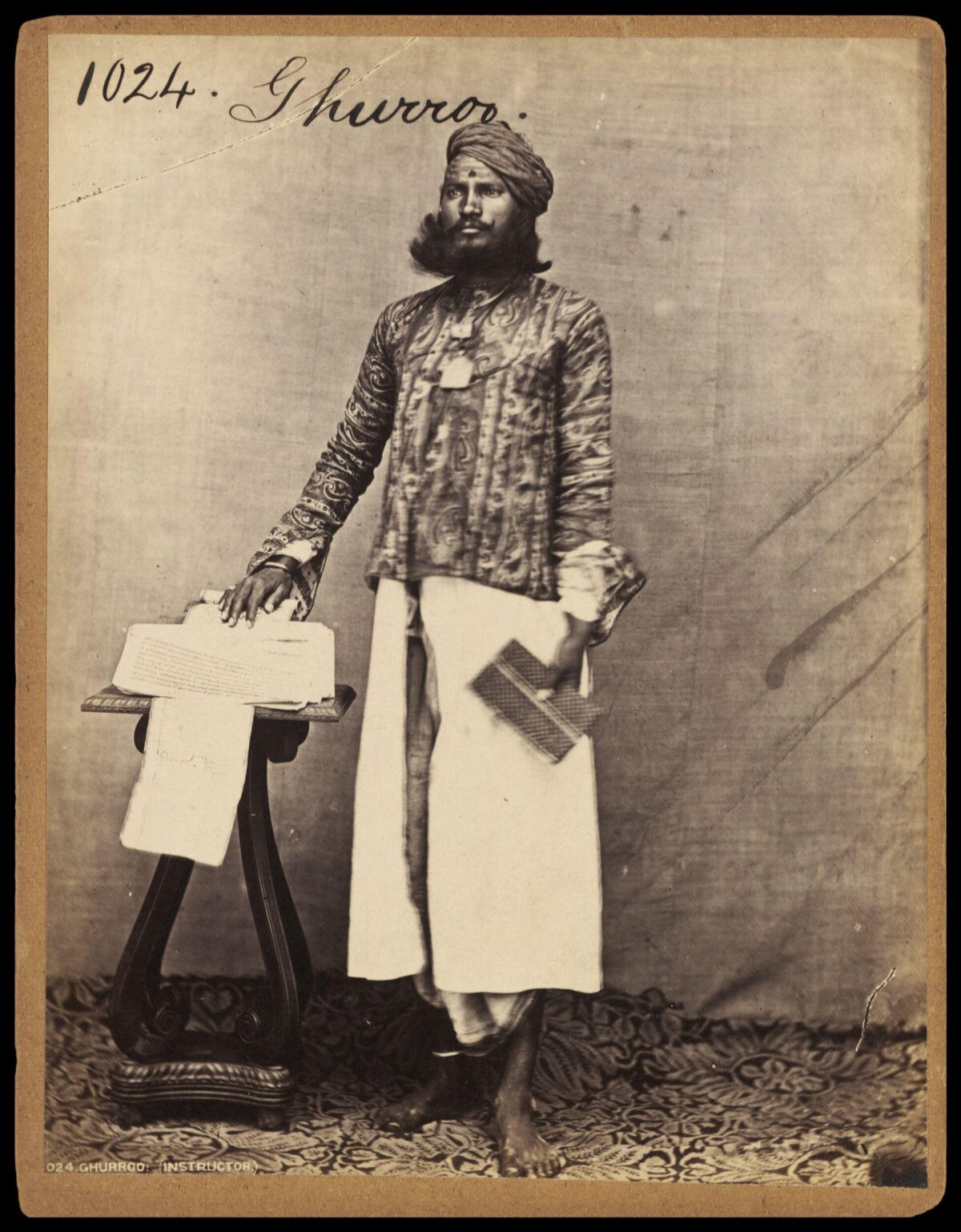 Vintage Portrait of Ghurroo Instructor