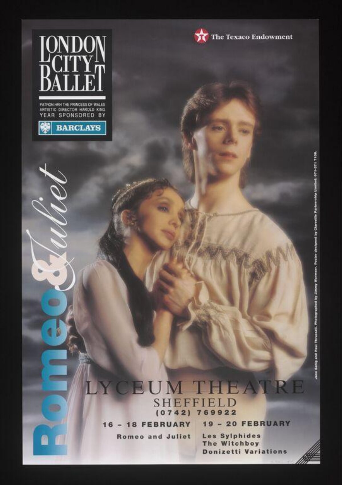 London City Ballet Romeo and Juliet Poster
