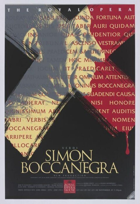 Simon Boccanegra Opera Poster