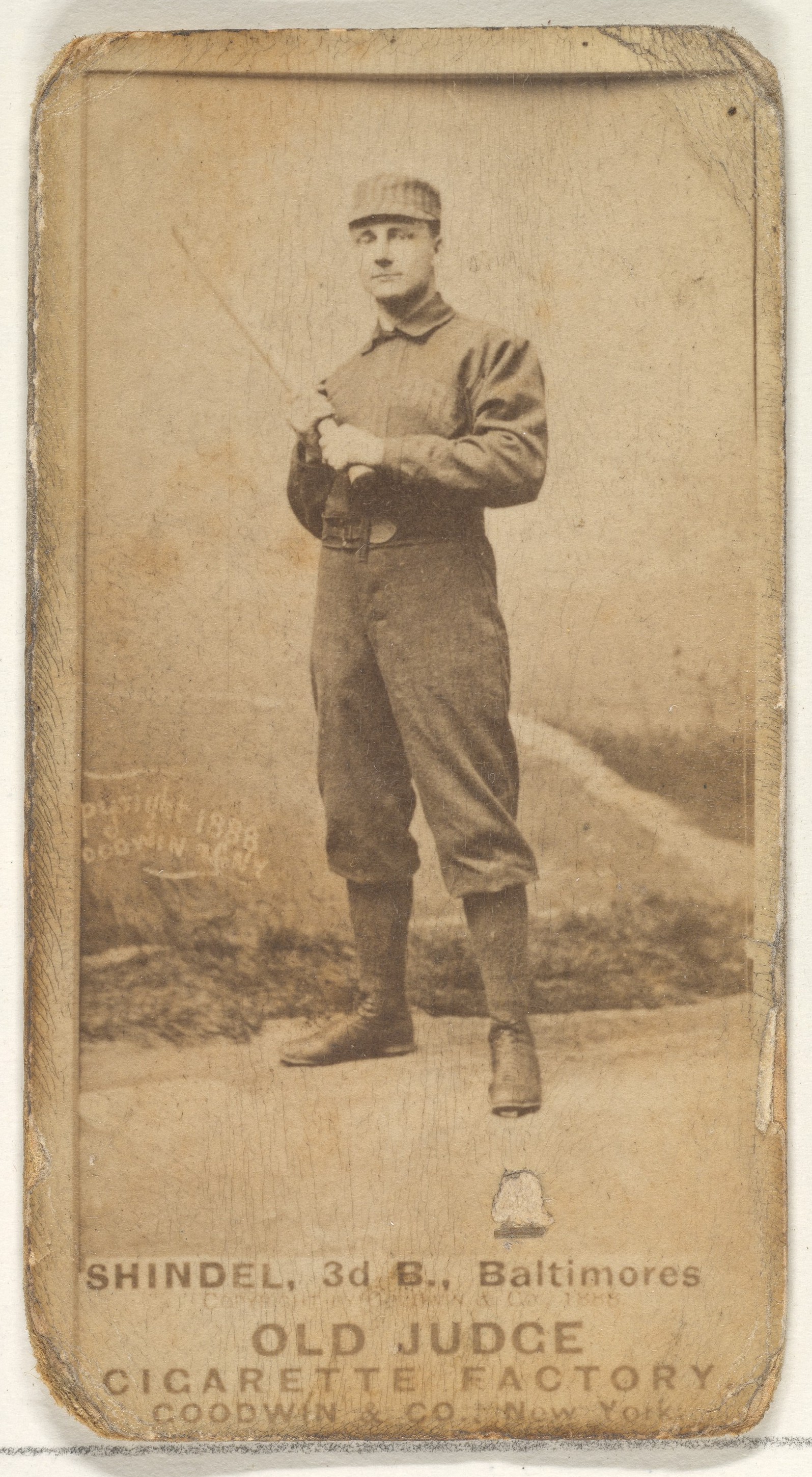 1888 Old Judge Baseball Cigarette Card