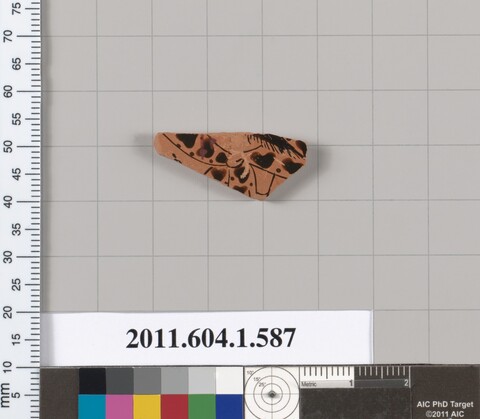 Ancient Painted Pottery Shard