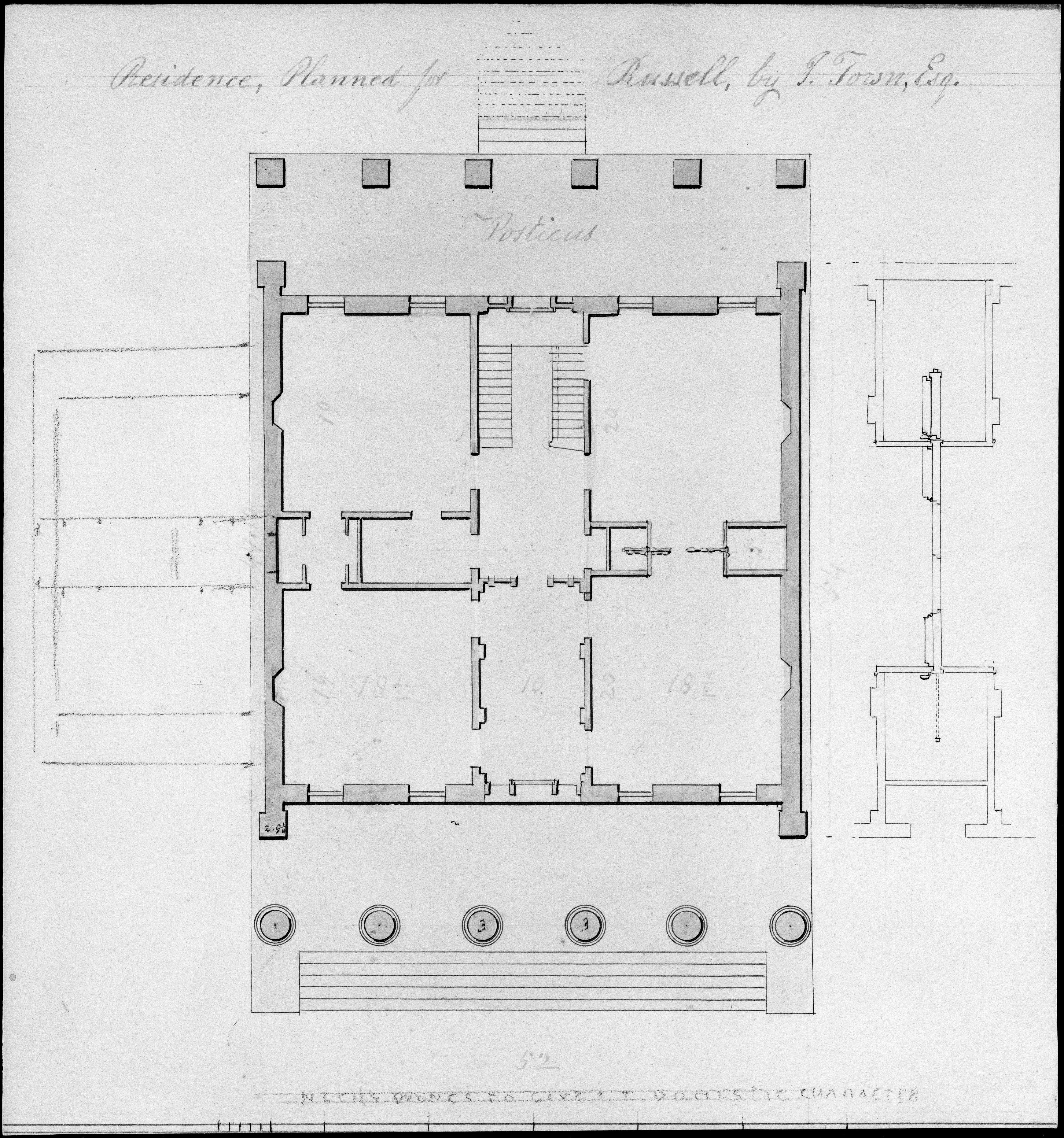 Russell Residence Architectural Floor Plan