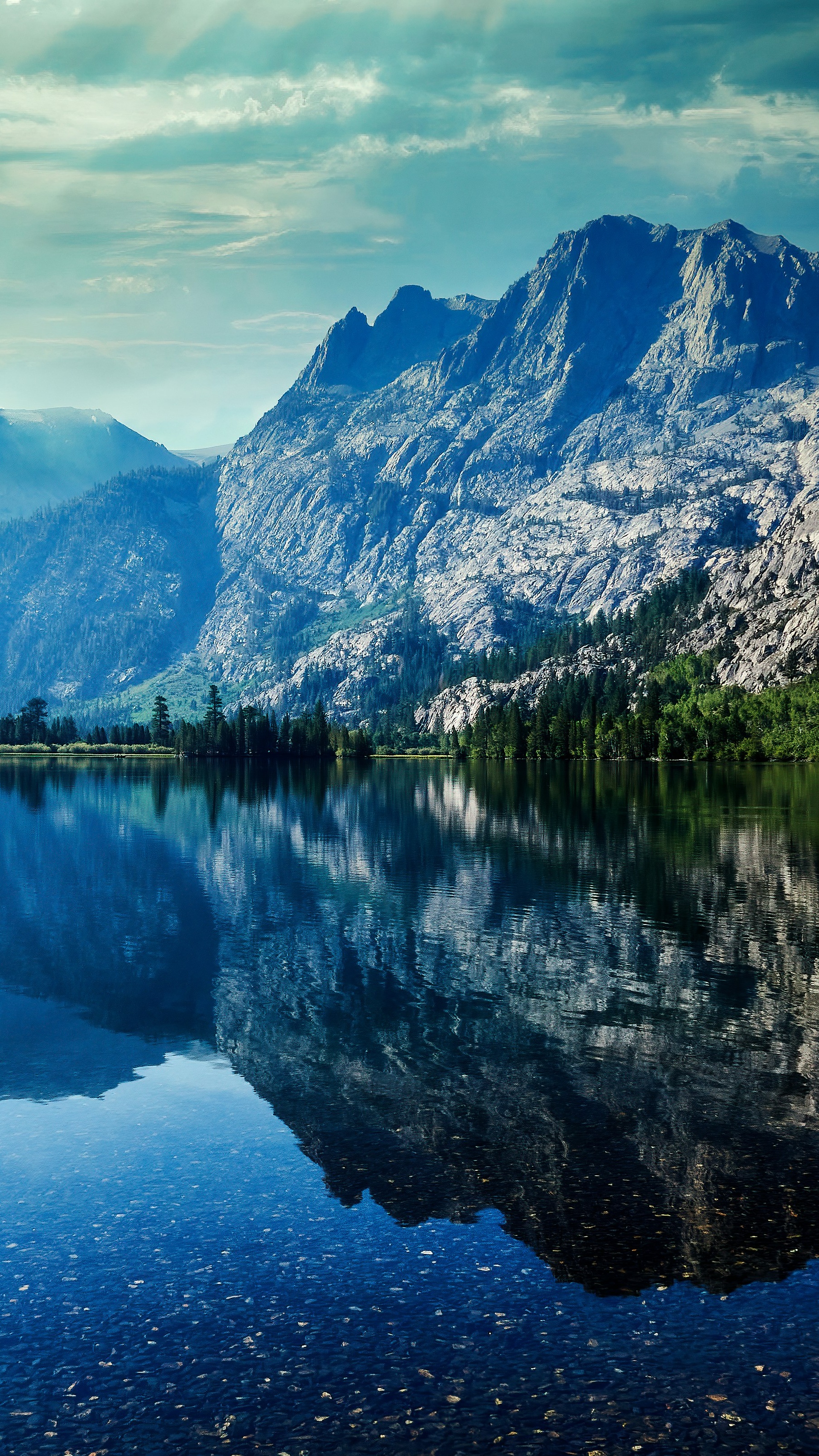 Rocky Mountain Lake Reflection