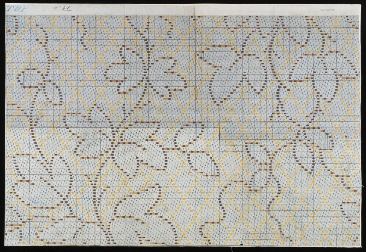 Hand Drawn Antique Weaving Pattern