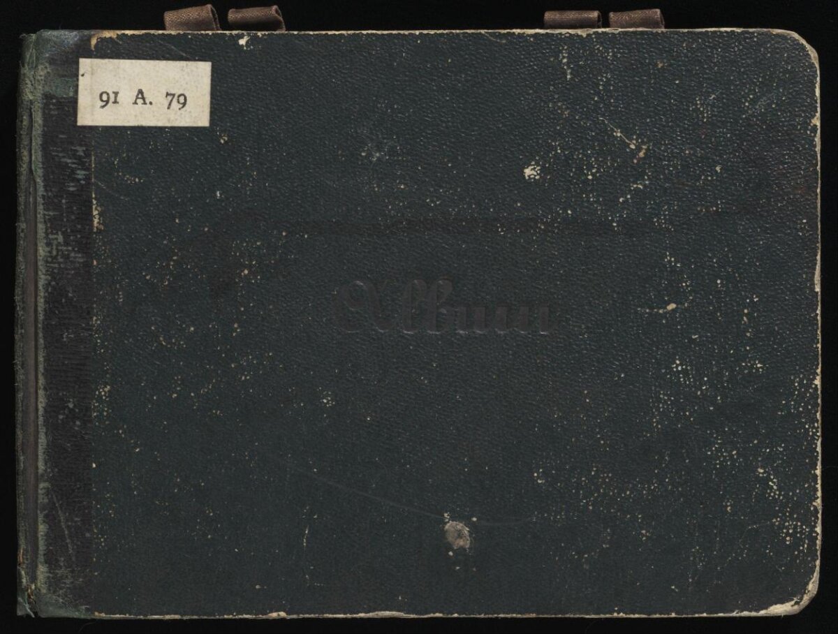 Old Archival Photo Album Cover