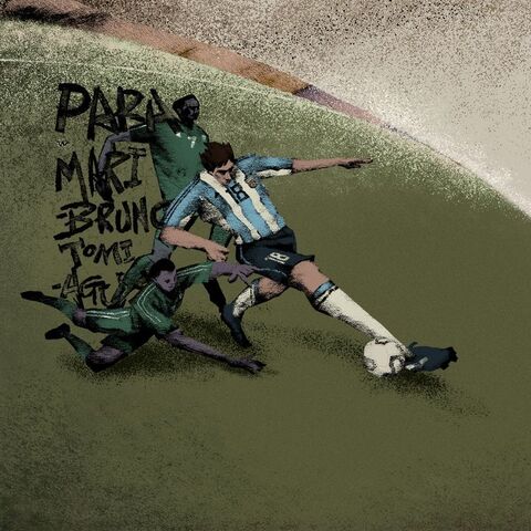 Soccer Match Action Illustration