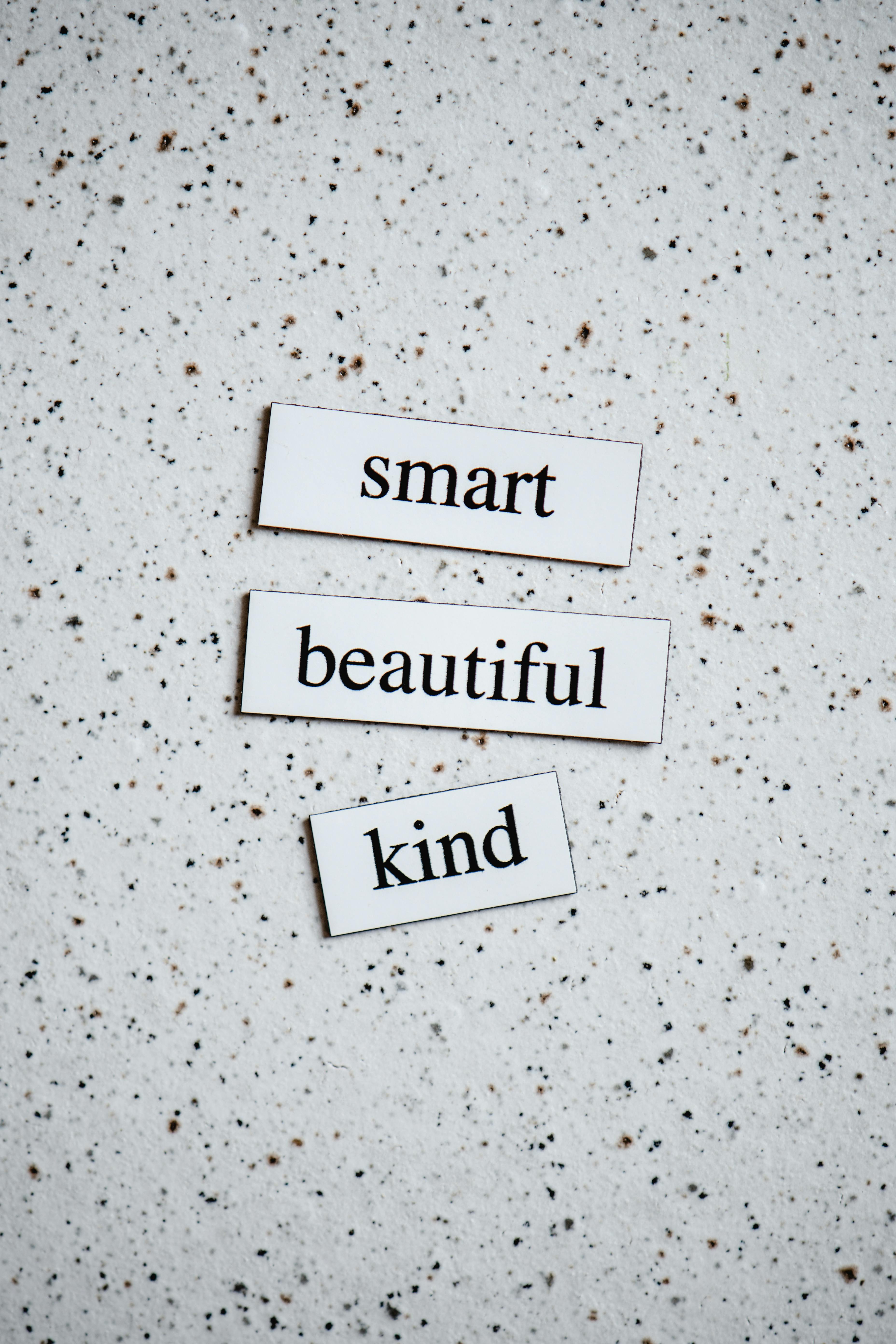 Three Positive Trait Word Cards