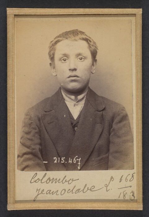 Vintage Portrait of Young Man Colombo