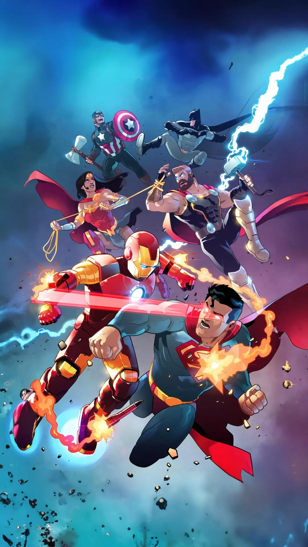 Marvel DC Superhero Crossover Battle