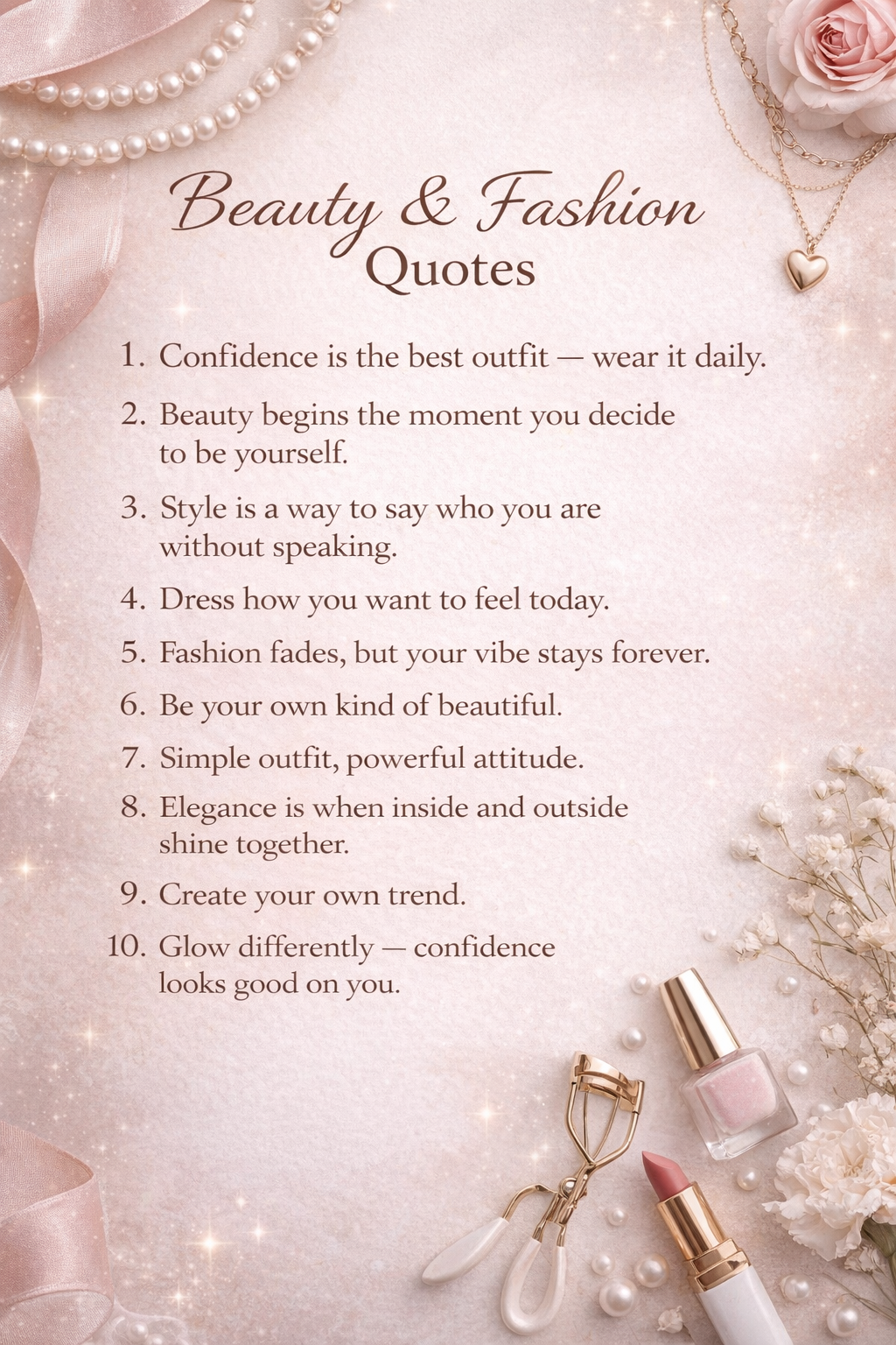 Beauty & Fashion Quotes