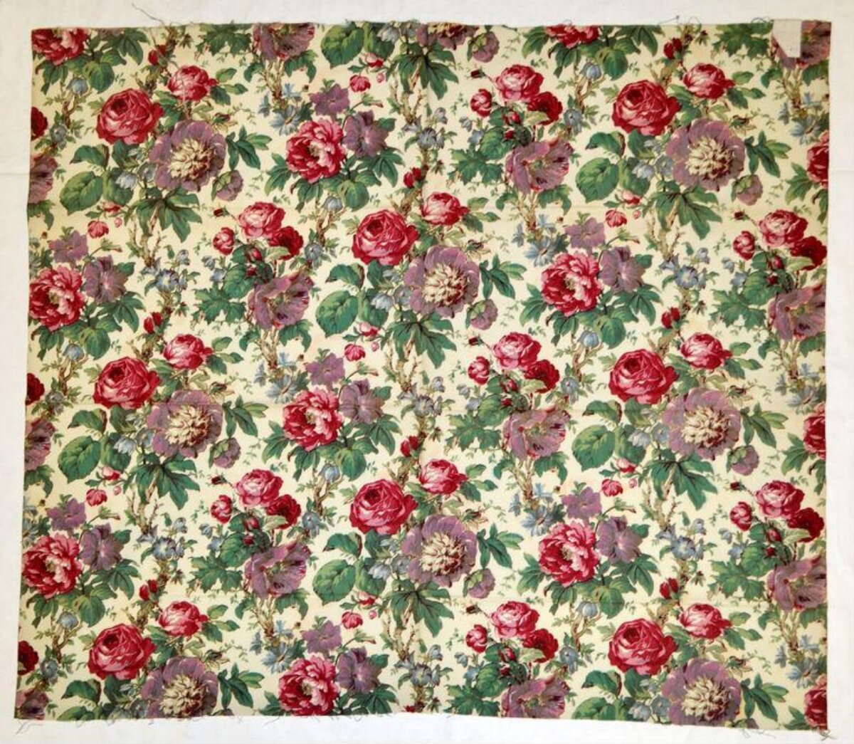 Vintage Floral Print Fabric