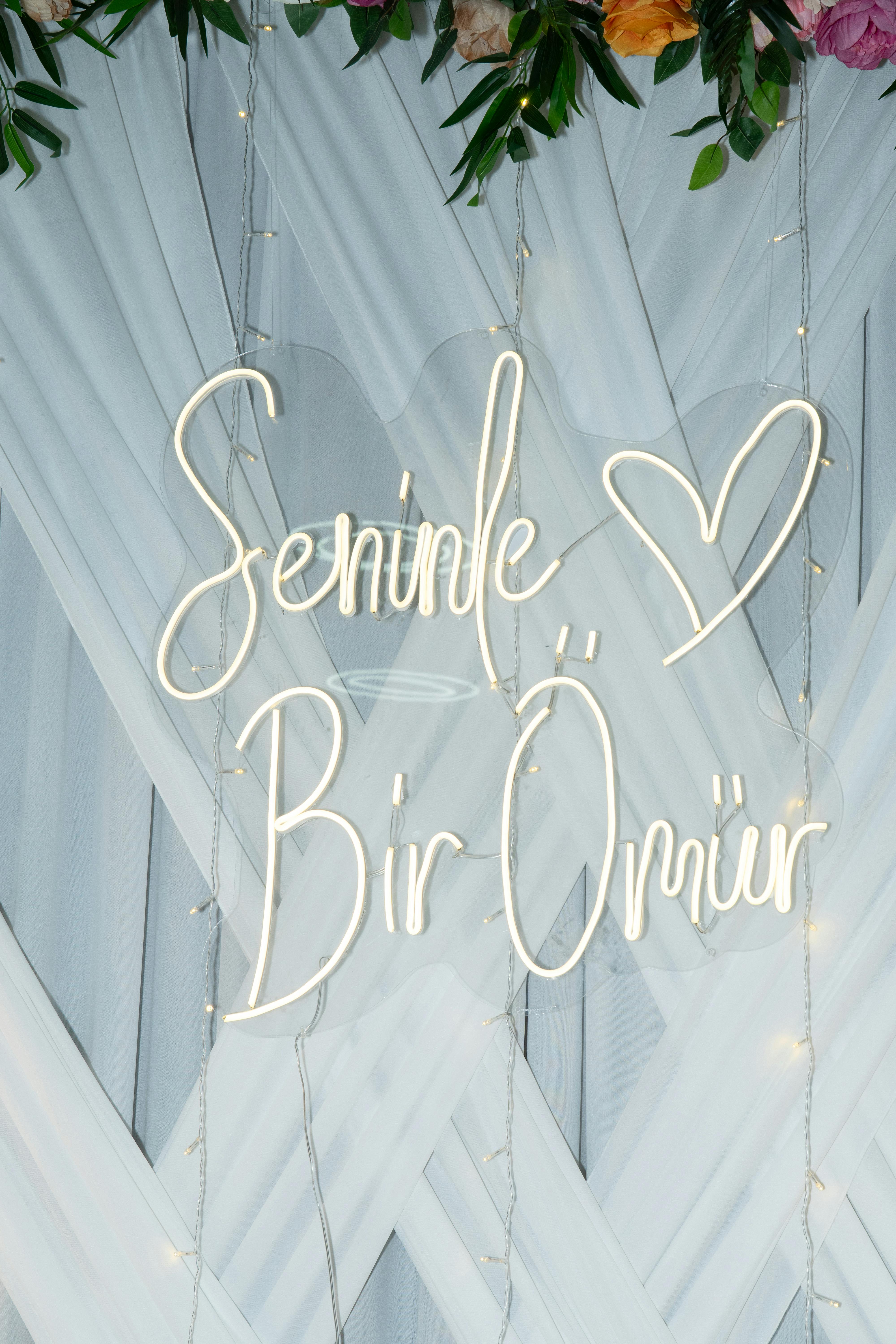 Seninle Bir Ömür Neon Sign